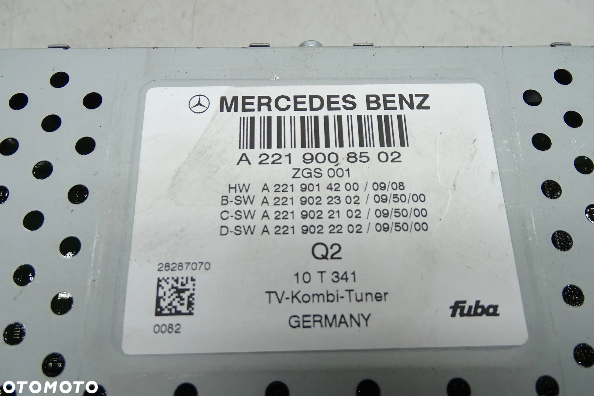 MODUŁ WZMACNIACZ TUNER CYFROWY TV MERCEDES CLS W218 W212 W221 W216 A2219008502 - 5