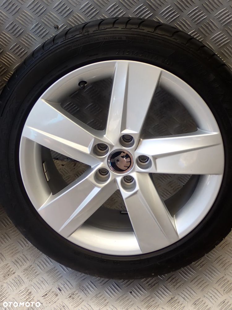 FELGI ALUMINIOWE SKODA 7JX16 ET 46 5X100 6V0601025 - 7