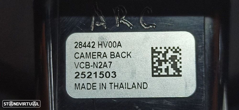 CÂMERA DE VISÃO TRASEIRA NISSAN QASHQAI (J11) ACENTA - 2