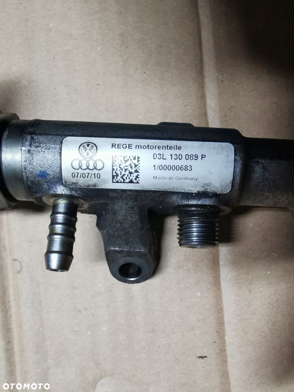 Listwa czujnik Audi VW Seat Skoda 2.0 TDI 03L130089P - 5