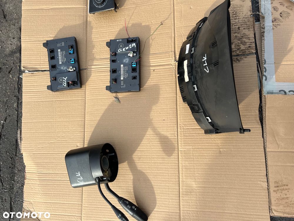 Mercedes clk w209 licznik taśma zwijak manetka panel klimatyzacji moduł drzwi - 2