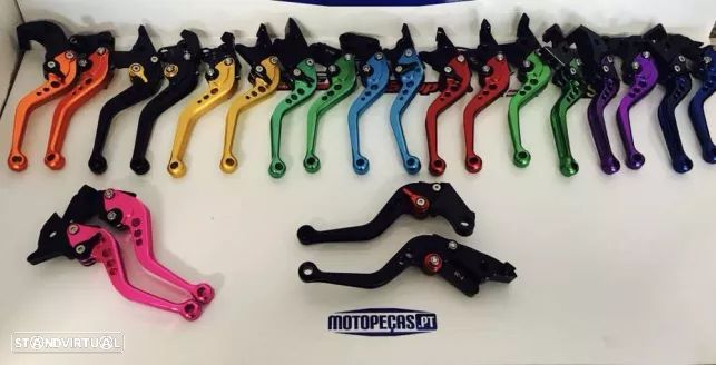 Manetes kawasaki zzr zx6r 636 z750 z1000 xz10r zx9 zx6 zx12 z800 - 1