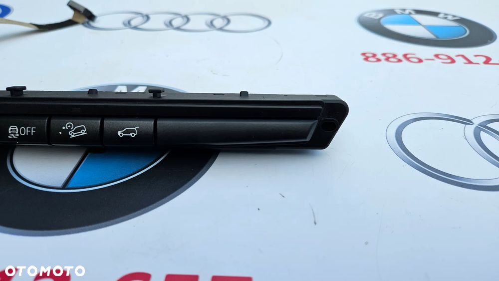 BMW X5 E70 X6 E71 Zespół przełączników konsoli środkowej Panel sterowania PDC Klapa Fotele 9208216 - 5