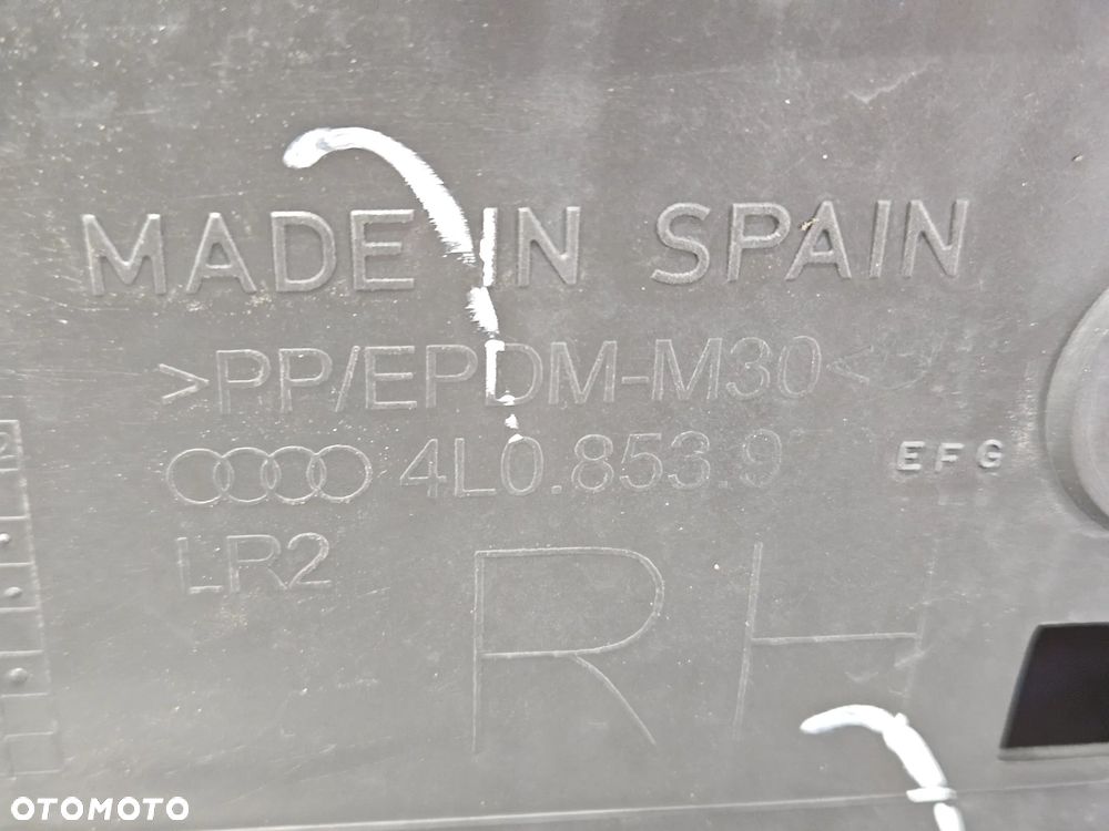 AUDI Q7 4L LIFT 09-15R LISTWA DOLNA S-LINE LISTWY DRZWI PRZOD TYL PRAWA LEWA BIALE LY9C 4L0853959 4L0853960 4L0853969 4L0853970 KOMPLET - 13