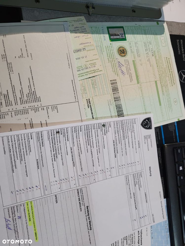 Peugeot BOXER 2.2 HDI-DOKA 6 OSÓB+SKRZYNIA 2,90M-HAK 3000KG-ŁADNY - 6