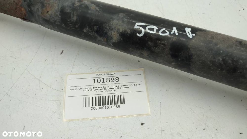 PÓŁOŚ PRAWA VW PASSAT B6 2.0 FSI - 5