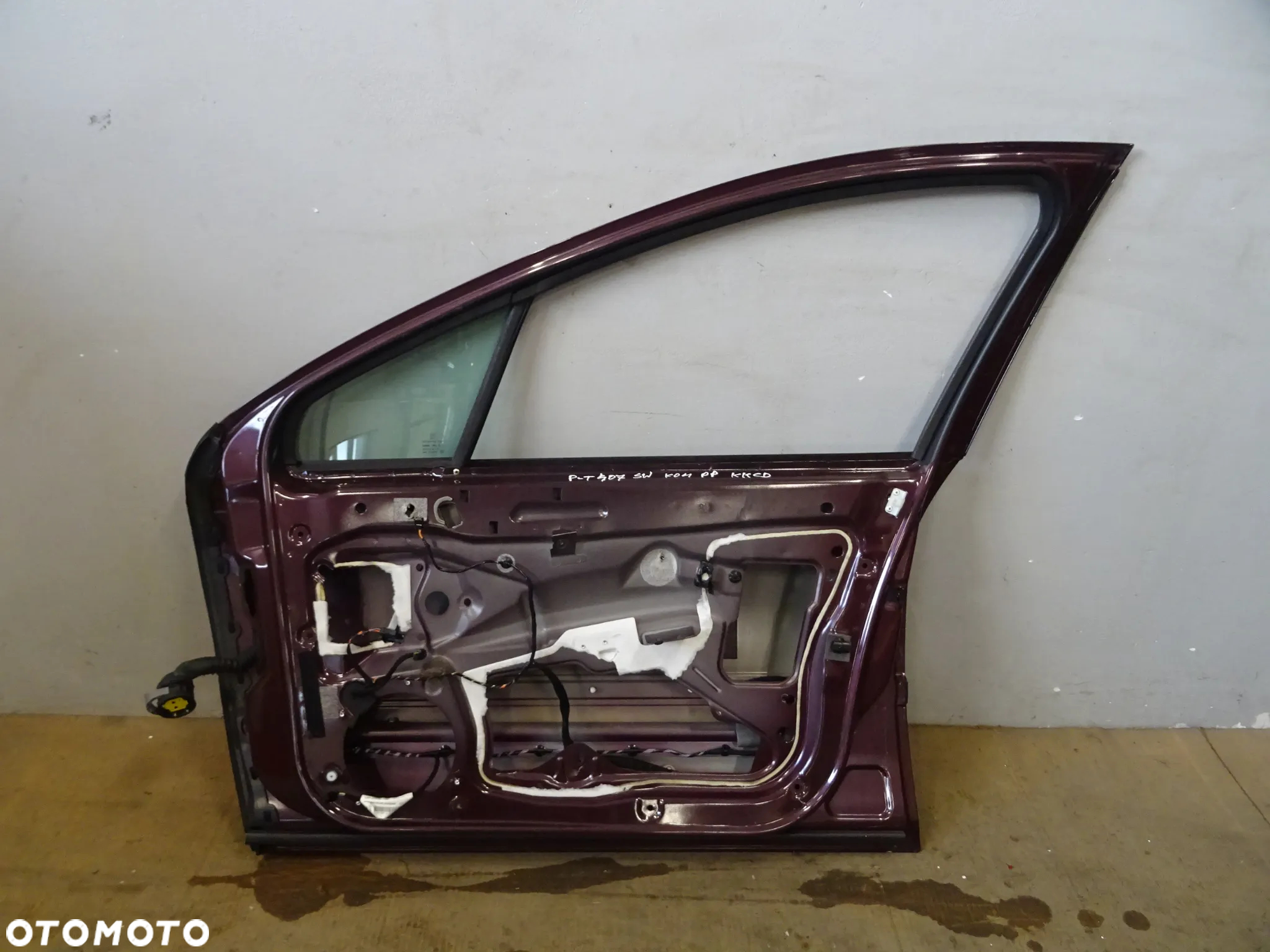 DRZWI PRAWY PRZÓD PRAWE PRZEDNIE PEUGEOT 407 SW LAK:KKCD NR956 - 9