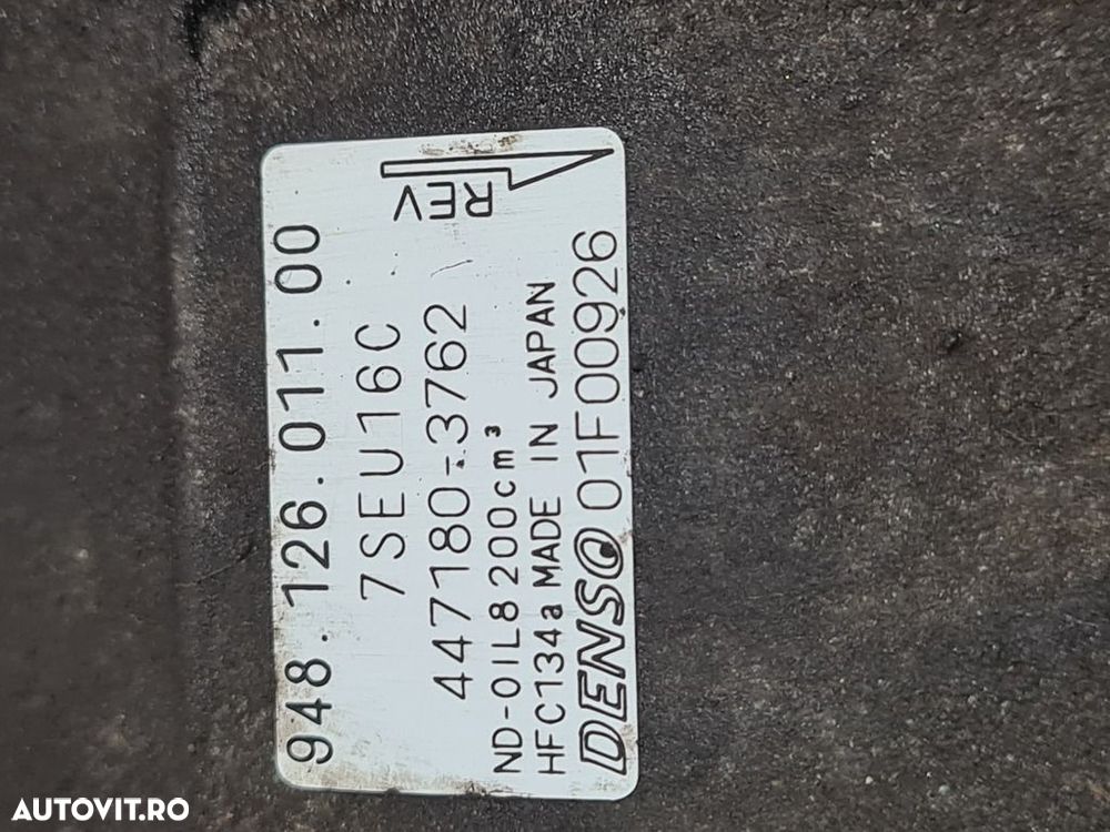 Compresor clima Porsche Cayenne 4.5 Benzina 2002 - 2006 340CP (935) Benzina 94812601100 - 6