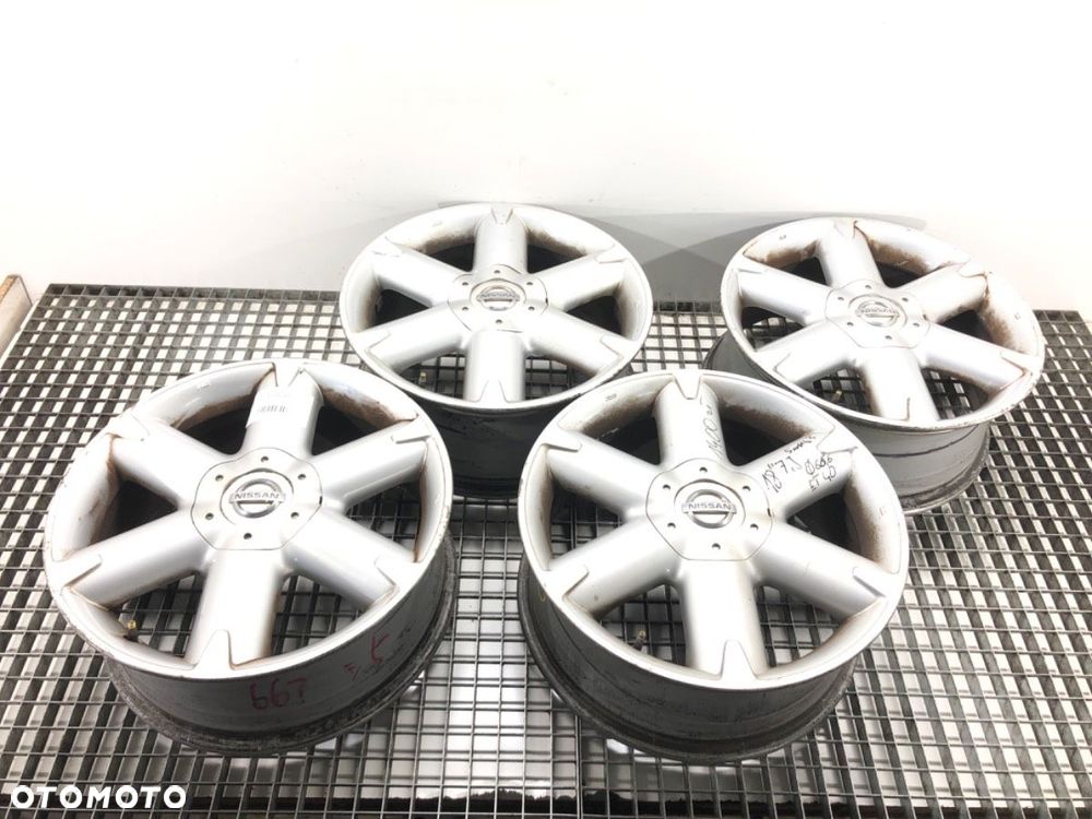 FELGI ALUMINIOWE KOMPLET 18 7.5J 5X114,3 ET40 ŚRODEK CENTR. 66.6  NISSAN MURANO I (Z50) 2002 - 2009 - 1