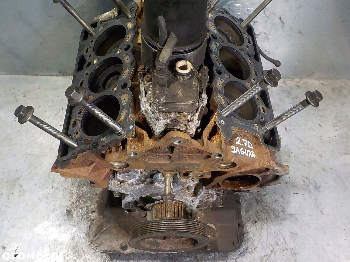JAGUAR S-TYPE XJ XF BLOK SILNIKA WAŁ KOMPLETNY 2.7 TDV6 - 2