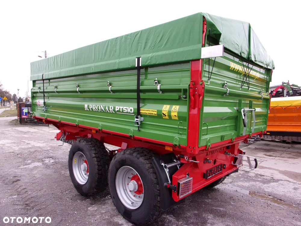 Pronar Przyczepa TANDEM paletowa Pronar PT512 -12t, PT510 -10t;  Ursus T-042 tandem 7-ton z mechanizmem trójstronnego wywrotu - 15