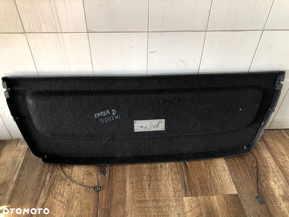 PÓŁKA TYLNA BAGAŻNIKA OPEL CORSA D 3D - 2