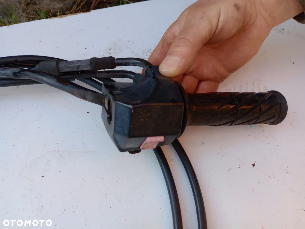 Manetka, linka gazu, linka hamulca, ręczny, lusterka, przełącznik Yamaha Majesty YP 250 1998r. - 14