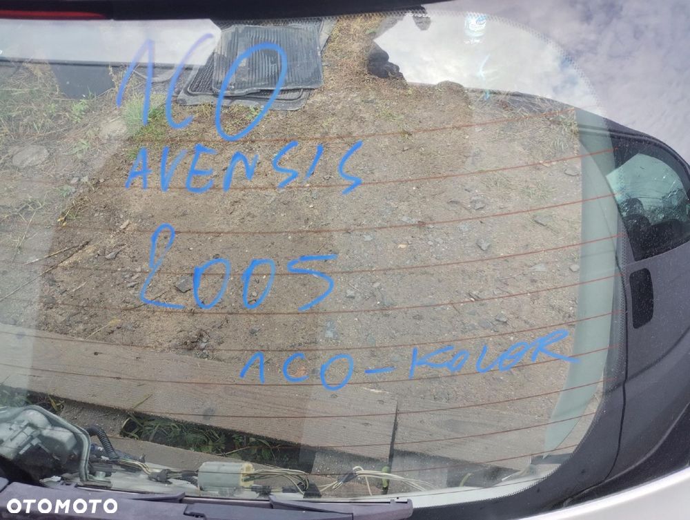 Klapa Tył Szyba Toyota Avensis T25 Kombi 1C0 - 12