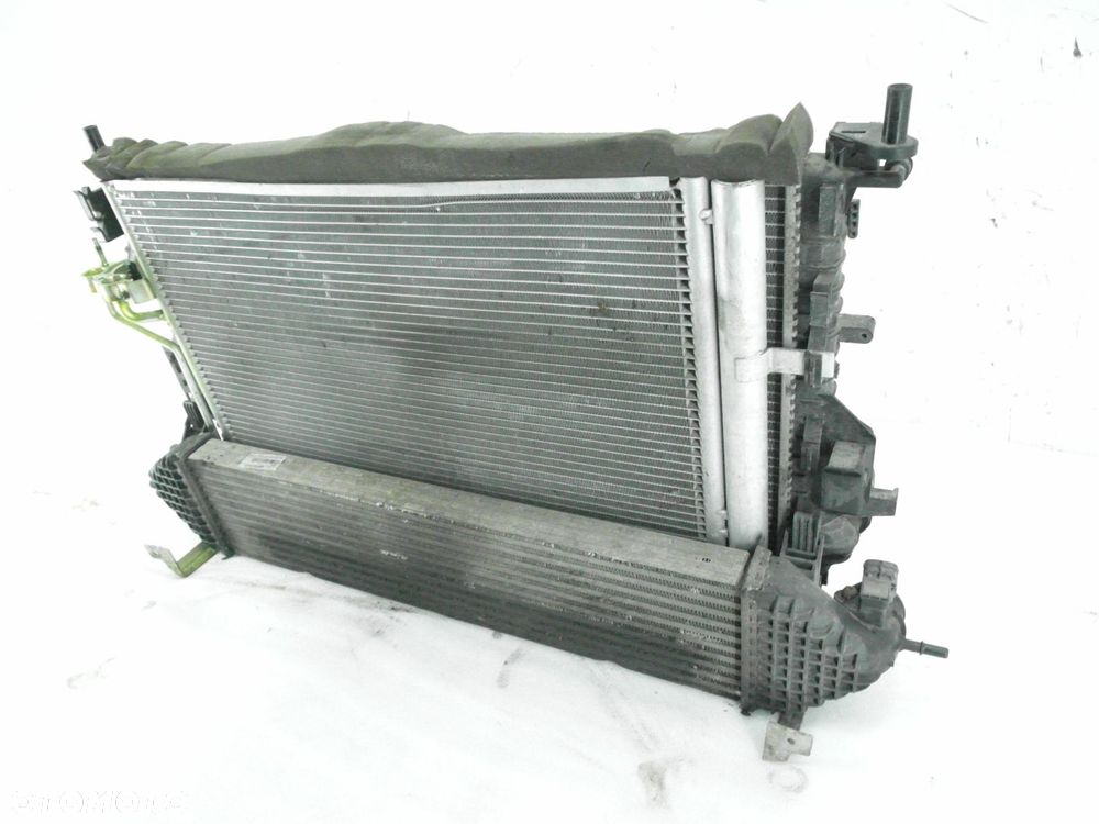CHŁODNICA WODY KLIMY INTERCOOLER WENTYLATOR FORD KUGA II 1.6 CV618C607GF - 13