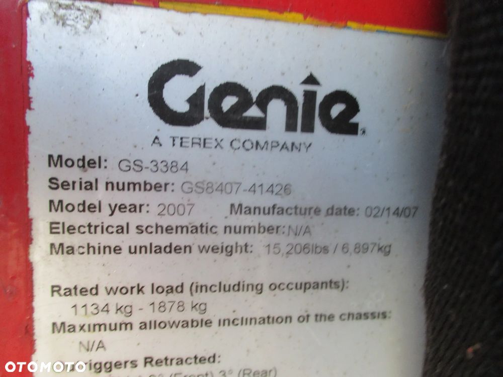 Genie GS3384 RT - 11