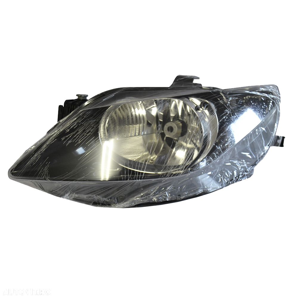 Far Seat Ibiza (6J) 04.2008-04.2012 TYC stanga/dreapta, tip bec H4 fara motoras, culoare negru - 1