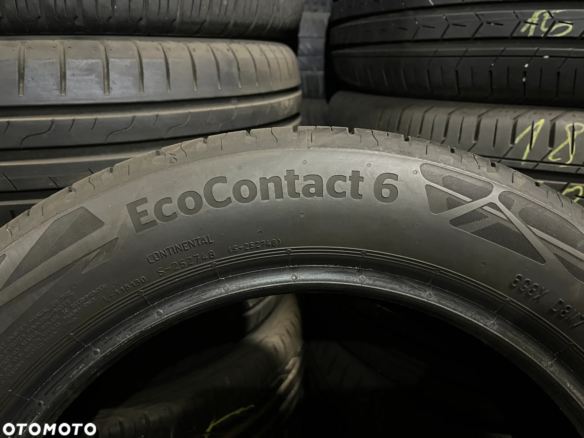 4x Opony Letnie 185/55R15 CONTINENTAL ECOCONTACT 6 19r  Promocja!! Cena za 4szt - 7