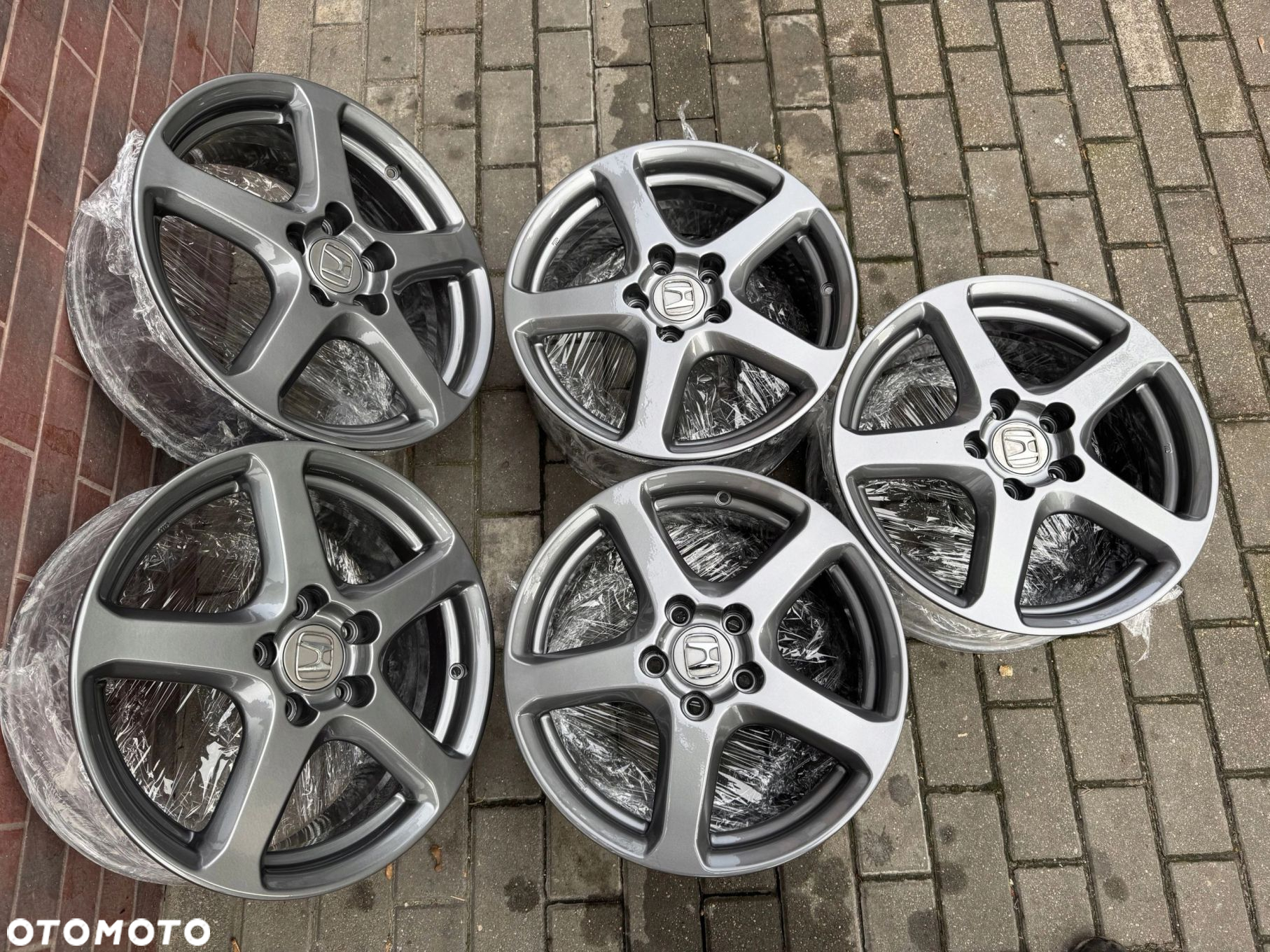 ALU FELGI 17 HONDA ACCORD TYPE S 7J ET55 ORYGINAŁ JAK NOWE 5 SZT CIVIC HRV - 11