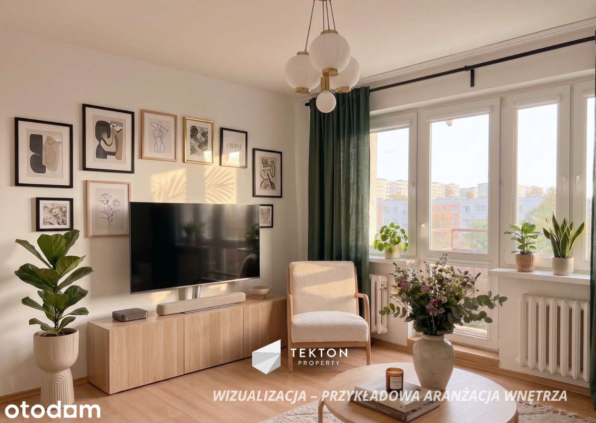 42,3 m² | 2 pokoje | Balkon | Blisko Skm