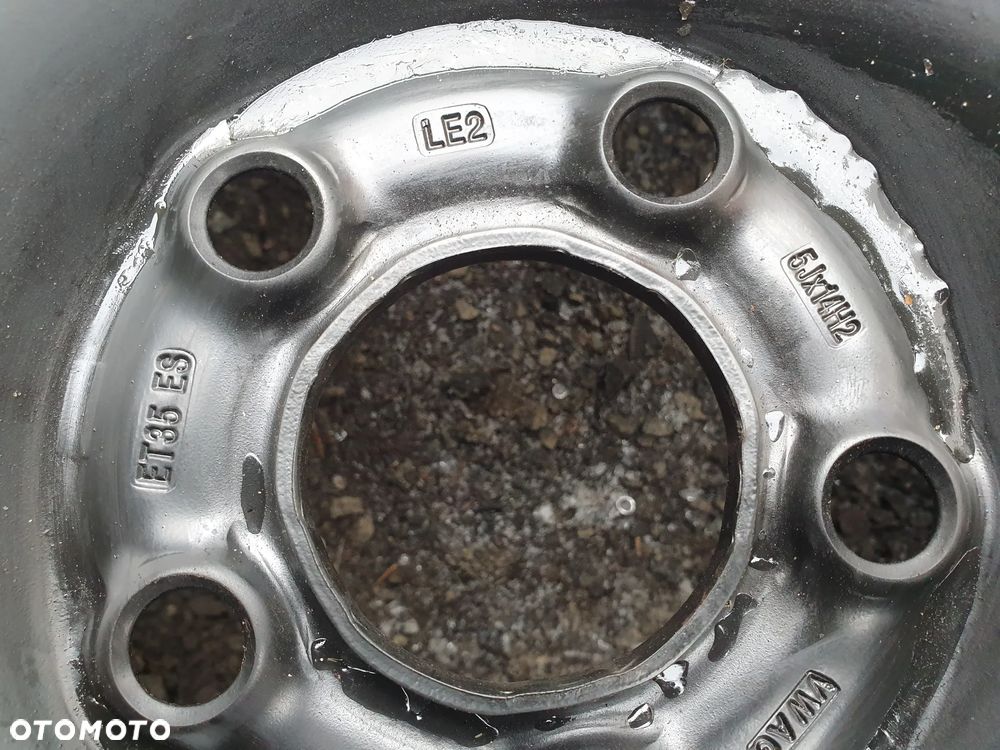 KOŁO ZAPASOWE DOJAZDOWE NOWE  VW POLO 6Q0601027H 5X100 ET35 165/70R14 SKODA FABIA IBIZA - 6