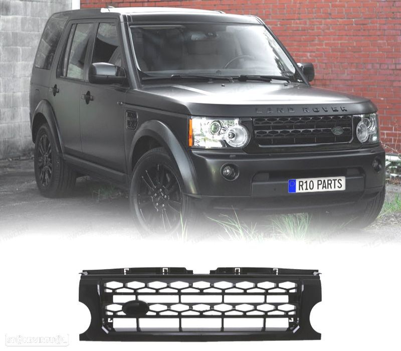 GRELHA LAND ROVER DISCOVERY III 05-09 PRETO MATE - 1
