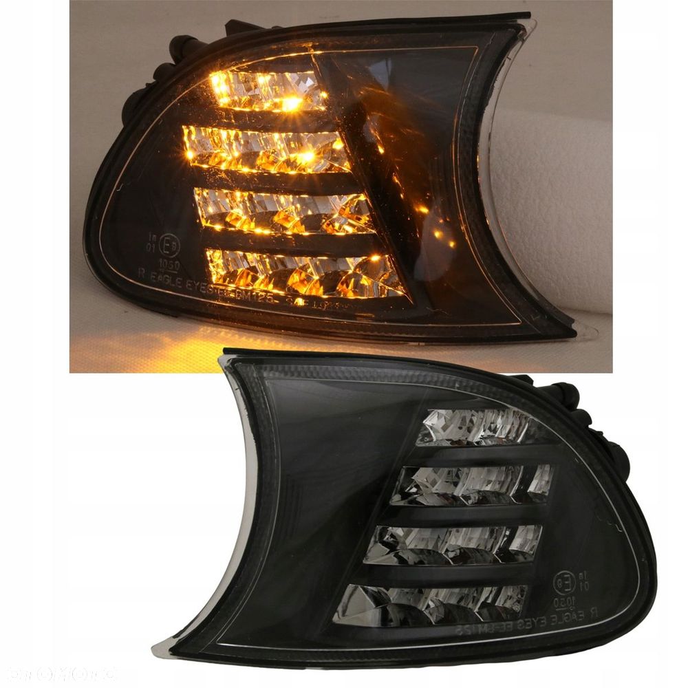 Kierunkowskazy Migacze przod kpl Led Black Tuning Bmw 3 e46 Coupe Cabrio 99 - 1