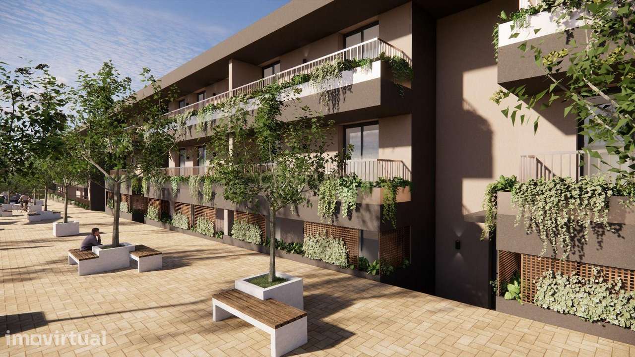 T2 em Lançamento | Condomínio com Piscina e Vista panoramica para a Ci - Grande imagem: 3/8