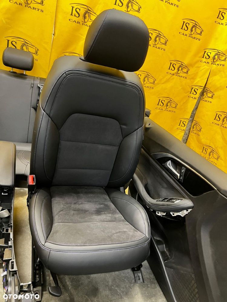 KOMPLET FOTELE WNĘTRZE KANAPA BOCZKI INFINITI Q30 QX30 SKÓRA ALCANTARA - 4