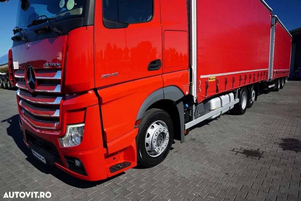 Mercedes-Benz ACTROS 2545 / TANDEM COMBINAT 120 M3 / TRANSIT / 6x2 / BIG SPACE / WIELTON / 2021 - 9