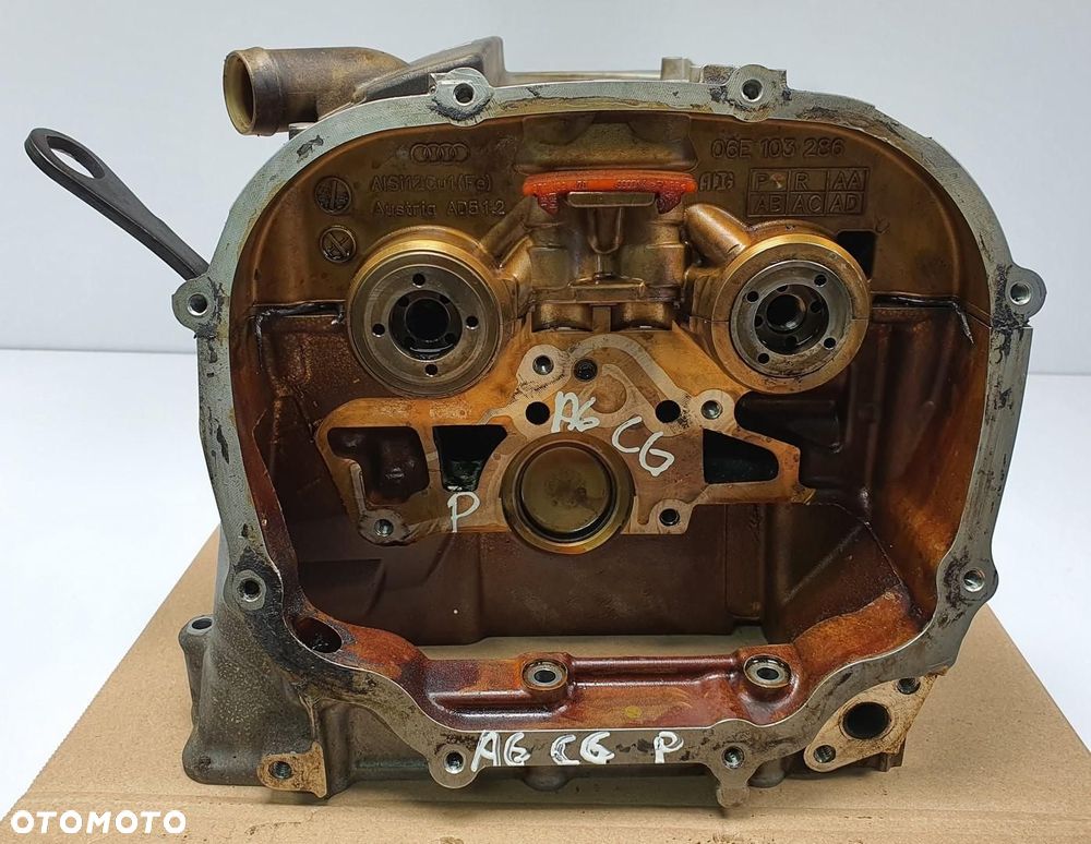 GŁOWICA SILNIKA PRAWA CCDA AUDI A6 C6 FSI 06E103404A - 10