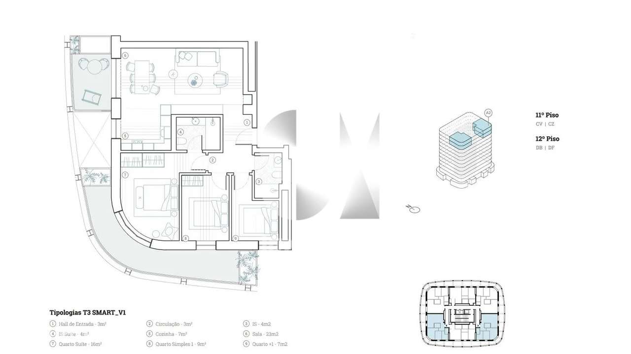T3 Smart – Lake Towers - Grande imagem: 2/8