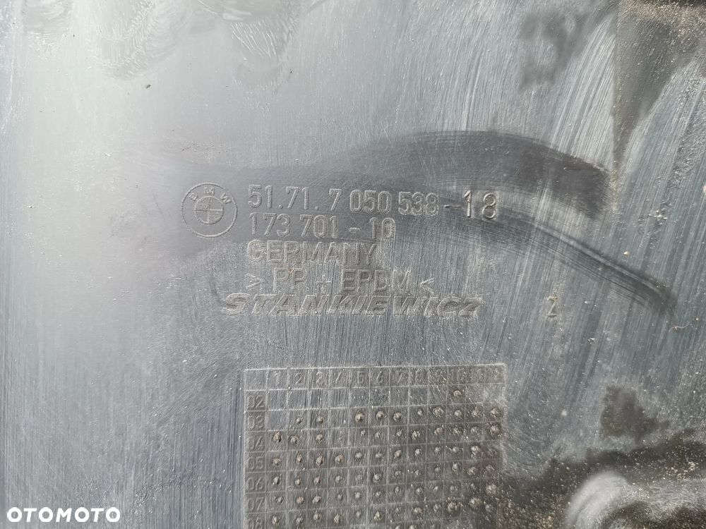 OSŁONA NADKOLA PRZÓD PRAWA BMW E60 E61 7050538 - 2