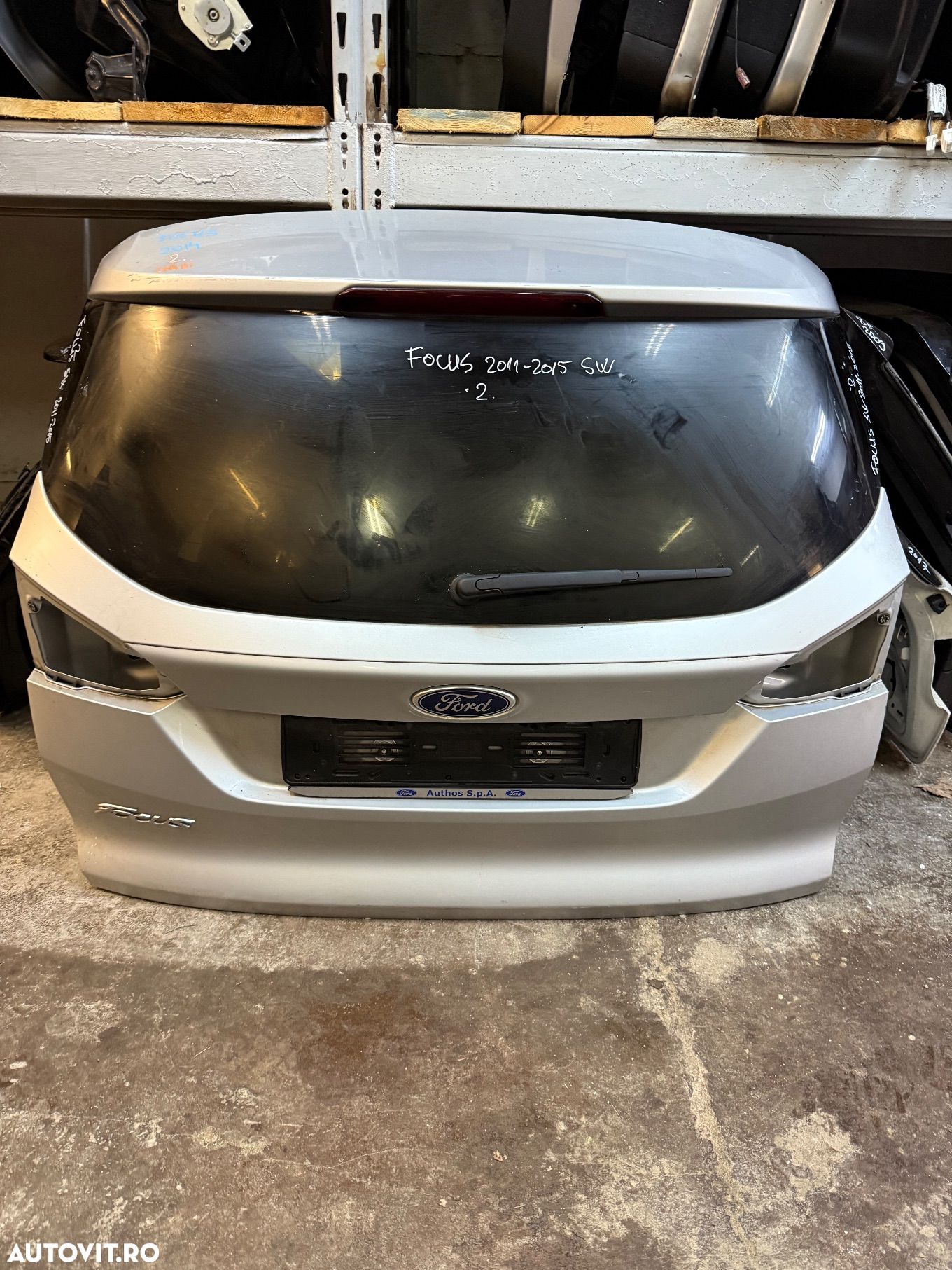 Haion complet  FORD FOCUS 3 combi an 2011-2015 cu luneta, stergator si ornamente - 1