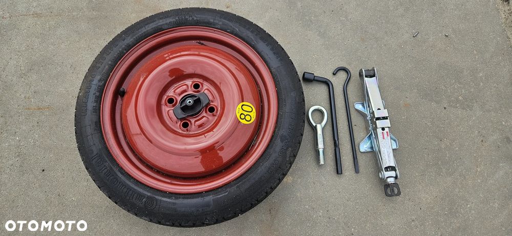 Koło dojazdowe dojazdówka lewarek ucho klucz Suzuki Splash Opel Agila B 2011r Continental 125/70R15 - 1