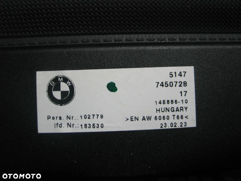 Roleta bagaznika BMW 3 G21 18r.- 7450728 oryginal - 8