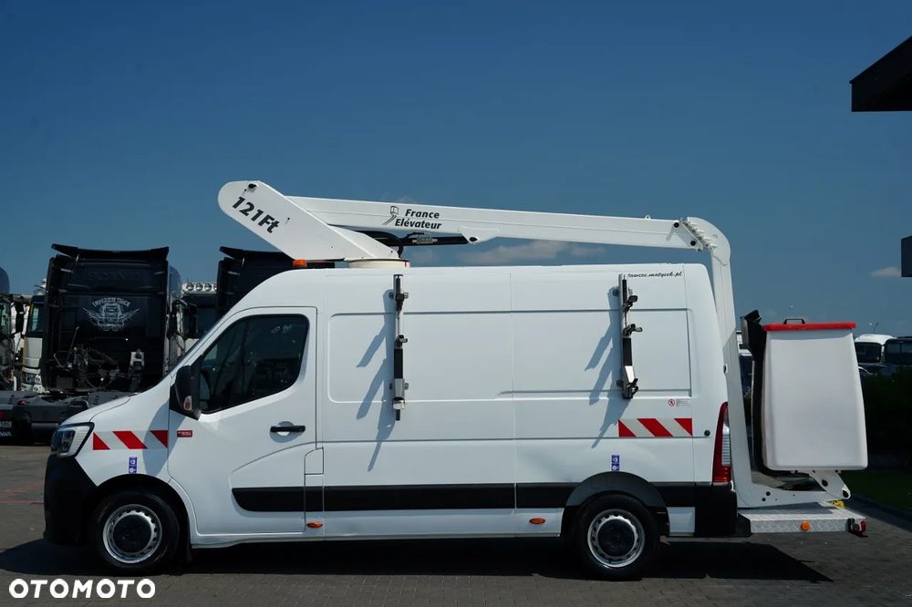 Renault MASTER / ZWYŻKA / BLASZAK / PODNOŚNIK KOSZOWY FRANCE ELAVATEUR 121 Ft - 12 M / MAX UDŹWIG 120 KG / EURO 6 - 11