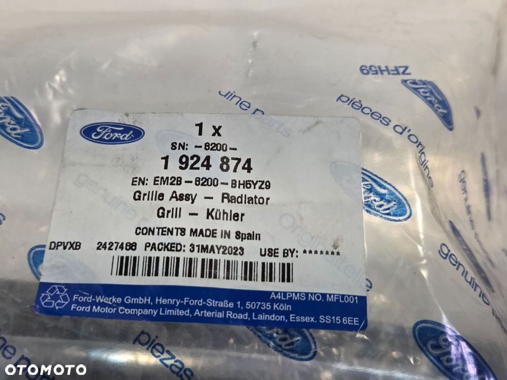 GRILL ATRAPA ZDERZAKA S-MAX MK2 GALAXY MKIV EM2B-8200-BH5YZ9 NOWY ORGINAŁ - 8