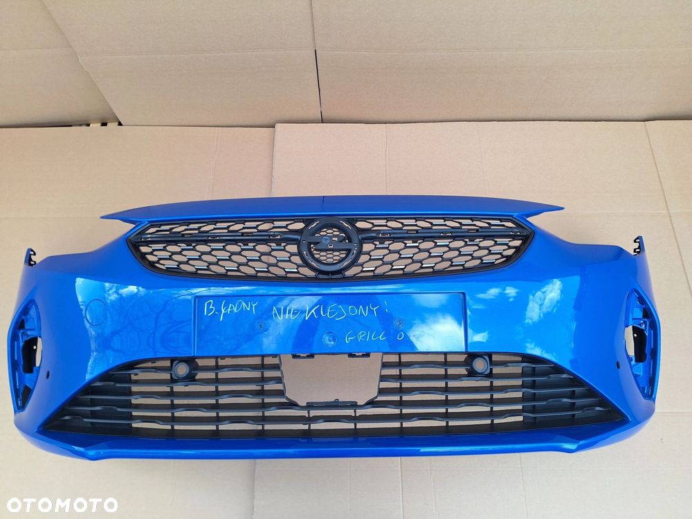 OPEL CORSA F 19-23 B.ŁADNY NIE KLEJONY! ZDERZAK PRZÓD PRZEDNI+GRILL ORYG. GM 9830280980 WYSYŁKA 24H - 6