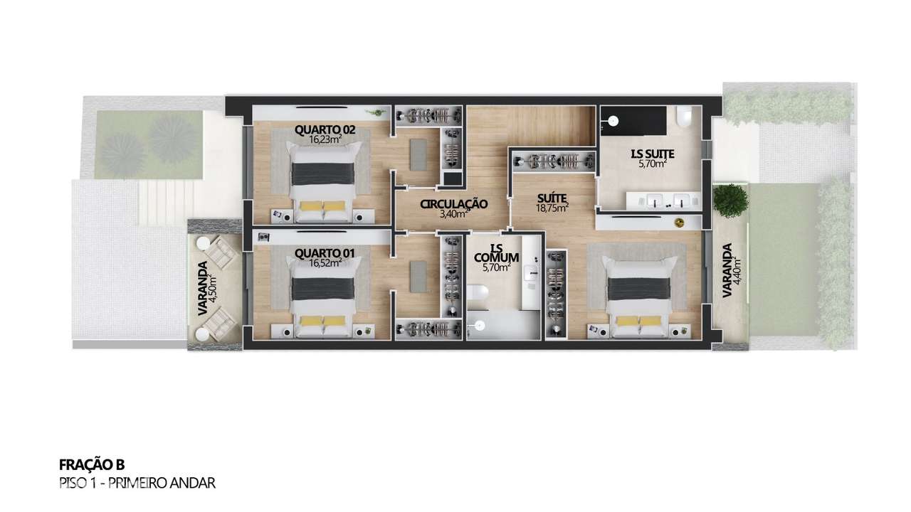 Villas de Dom Henrique – Empreendimento com 6 moradias e jardins priva - Grande imagem: 4/33