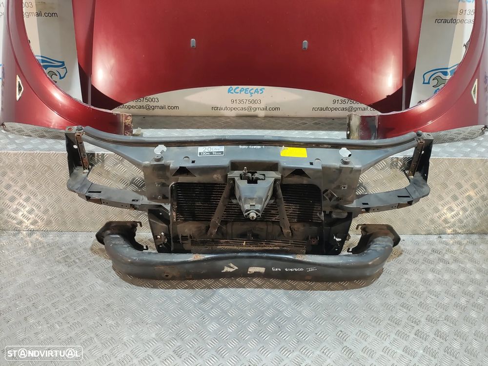 FRENTE COMPLETA FORD MONDEO 3 III MK3 FASE 2 CAPOT PARACHOQUES GUARDA-LAMAS OTICAS RADIADOR VENTILADOR FRENTE FIBRA REFORÇO - 8