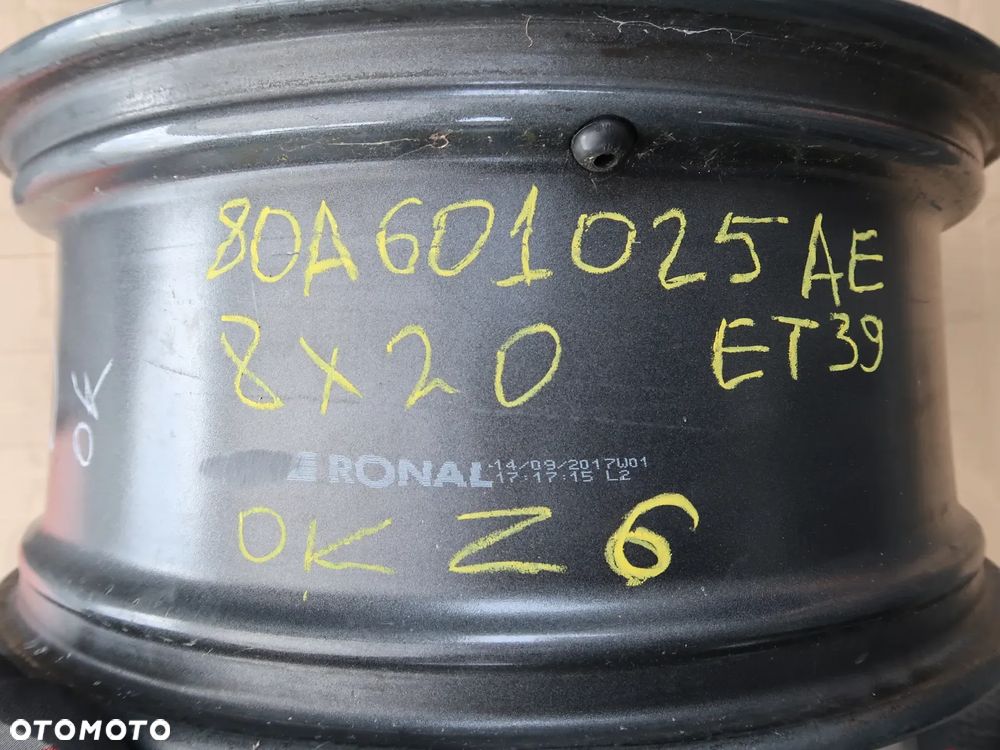 Z6 Felga Audi Q5 SQ5 80A601025AE 8x20et39 - 8