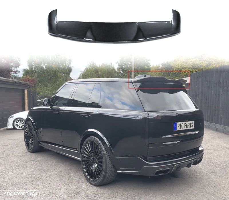 AILERON SUPERIOR LAND ROVER RANGE ROVER VOGUE 23- PRETO BRILHANTE - 1
