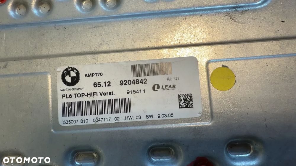 BMW X5 E70 WZMACNIACZ TOP HIFI 9204842 - 3