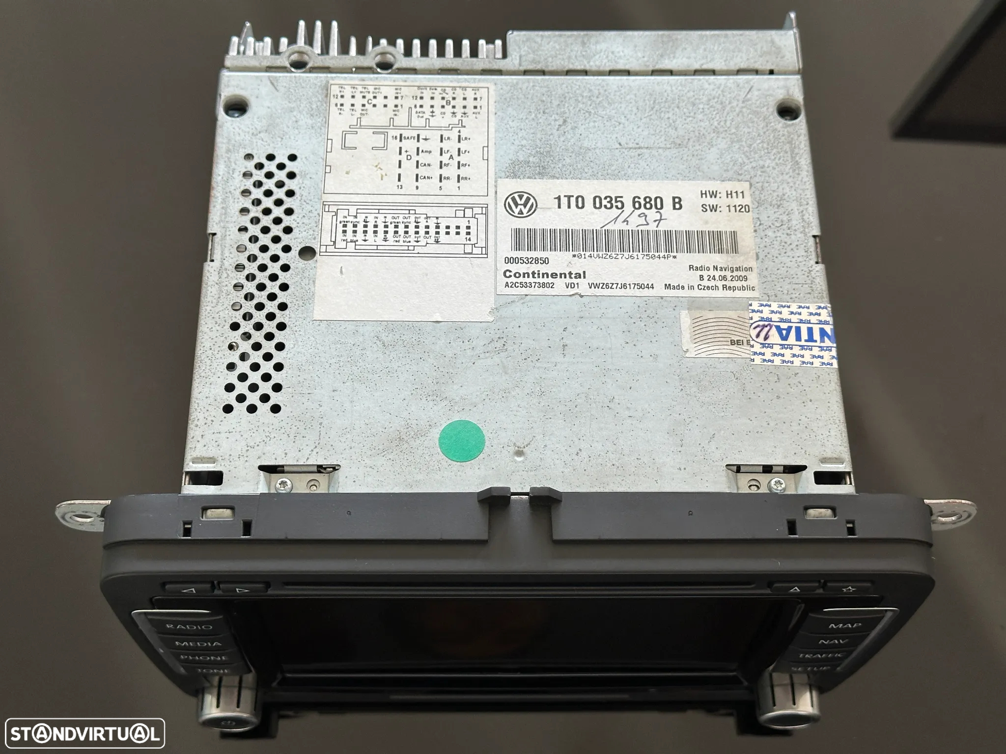 Auto-Rádio VW RNS 510 - VW Golf/VW Passat - 2
