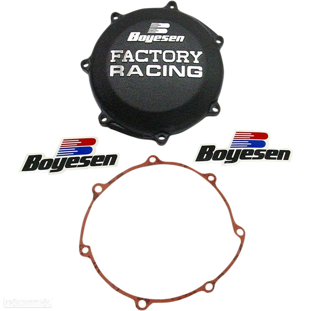 tampa de embraiagem boyesen factory racing aluminum yamaha wr 250 - 1
