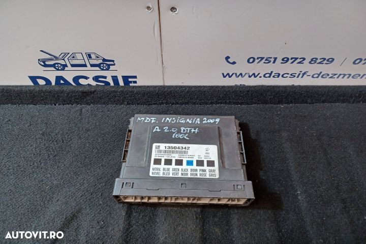 Calculator confort 13504342 13504342 Opel Insignia A [2008 - 2014] Li - 1
