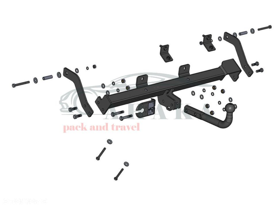 Hak Holowniczy Odkręcany Do Renault Campus 1997-2008 - 3