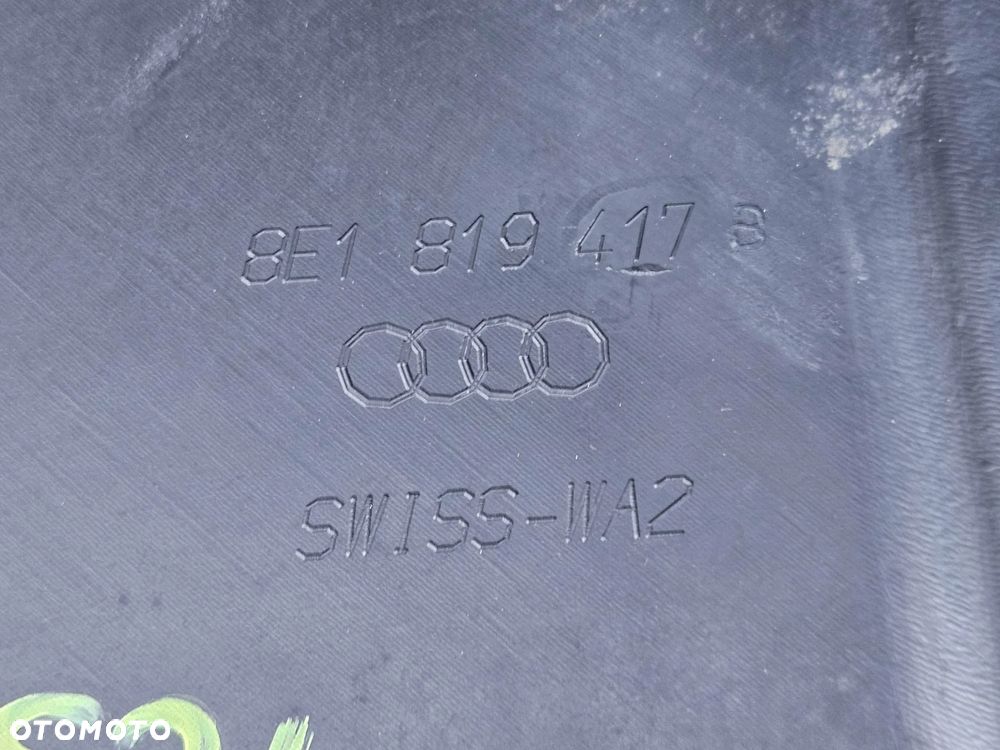 Podszybie 8E1819417B 8E1819422 Osłona Pokrywa Akumulatora Akumulator Plastik Audi A4 B6 B7 Europa - 33