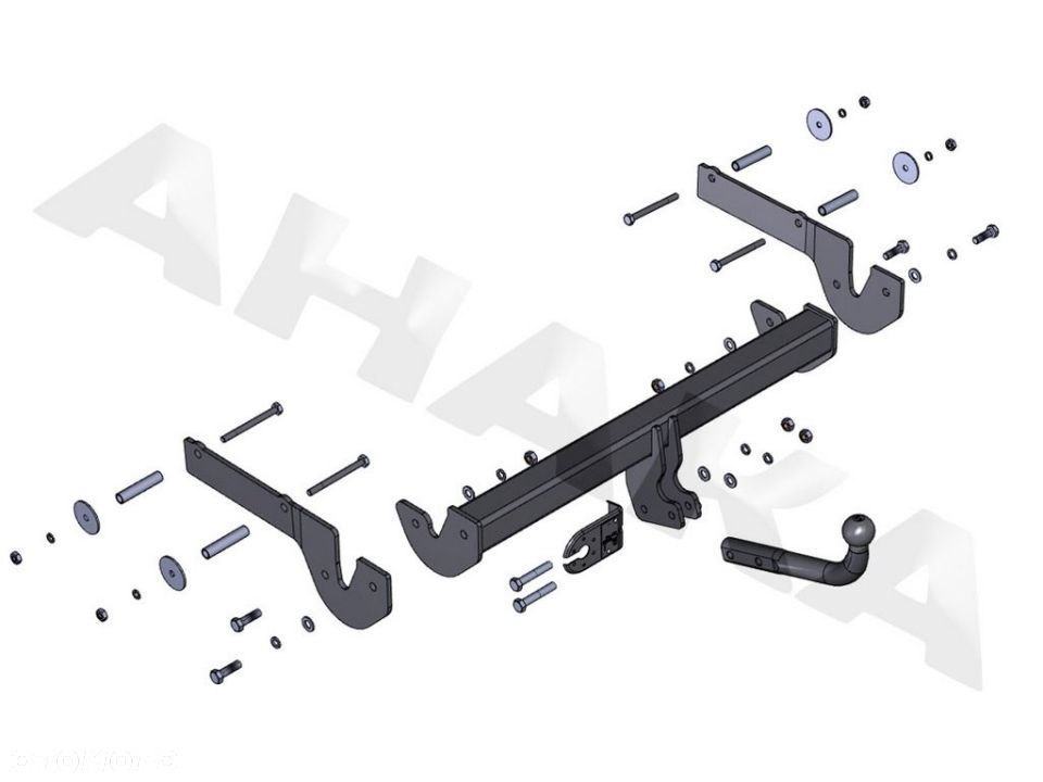 Hak Holowniczy Odkręcany Do Ford Mondeo Sedan 2000-2007 - 3